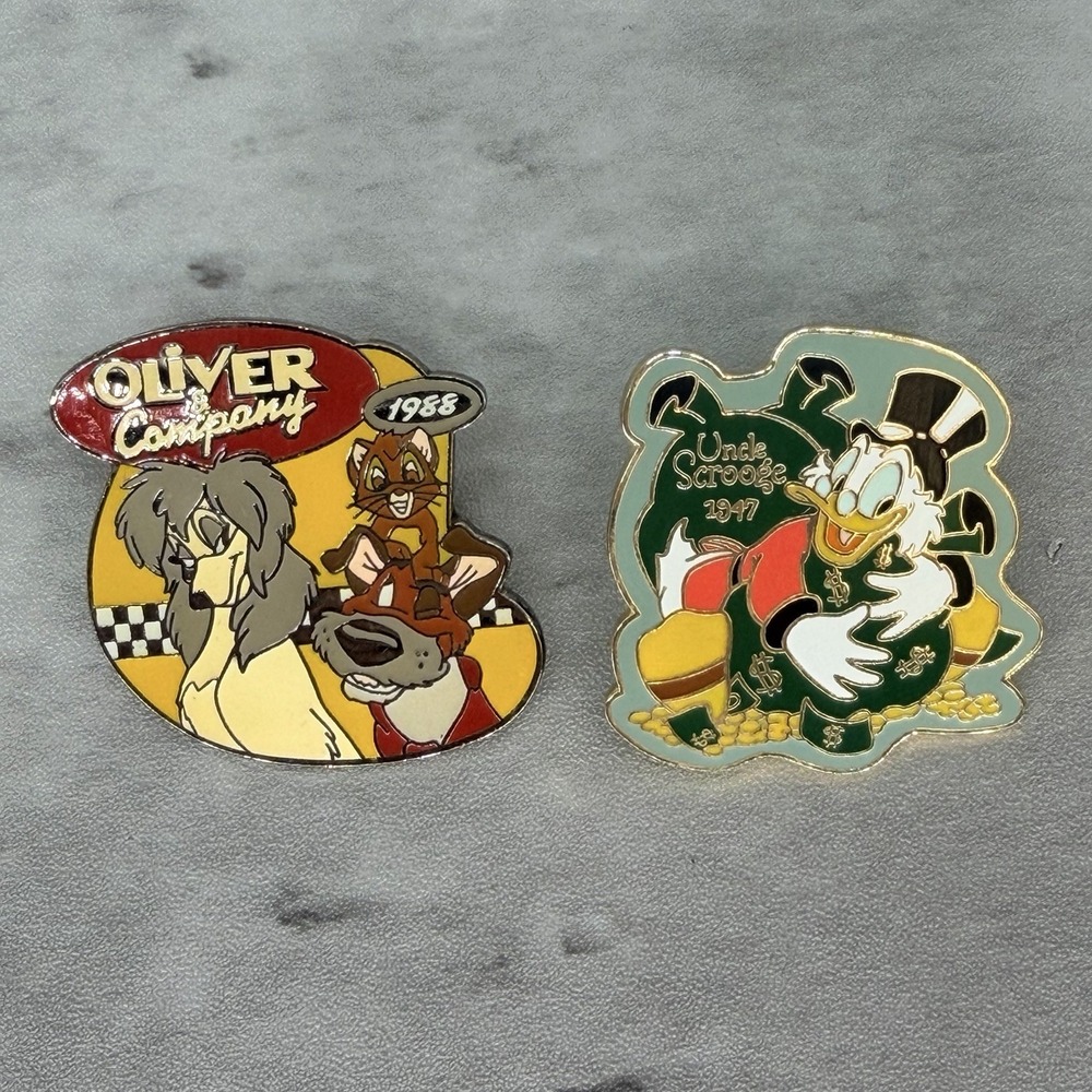 Oliver and Company Uncle Scrooge Countdown To the Millennium Pin 26/33 Of 101